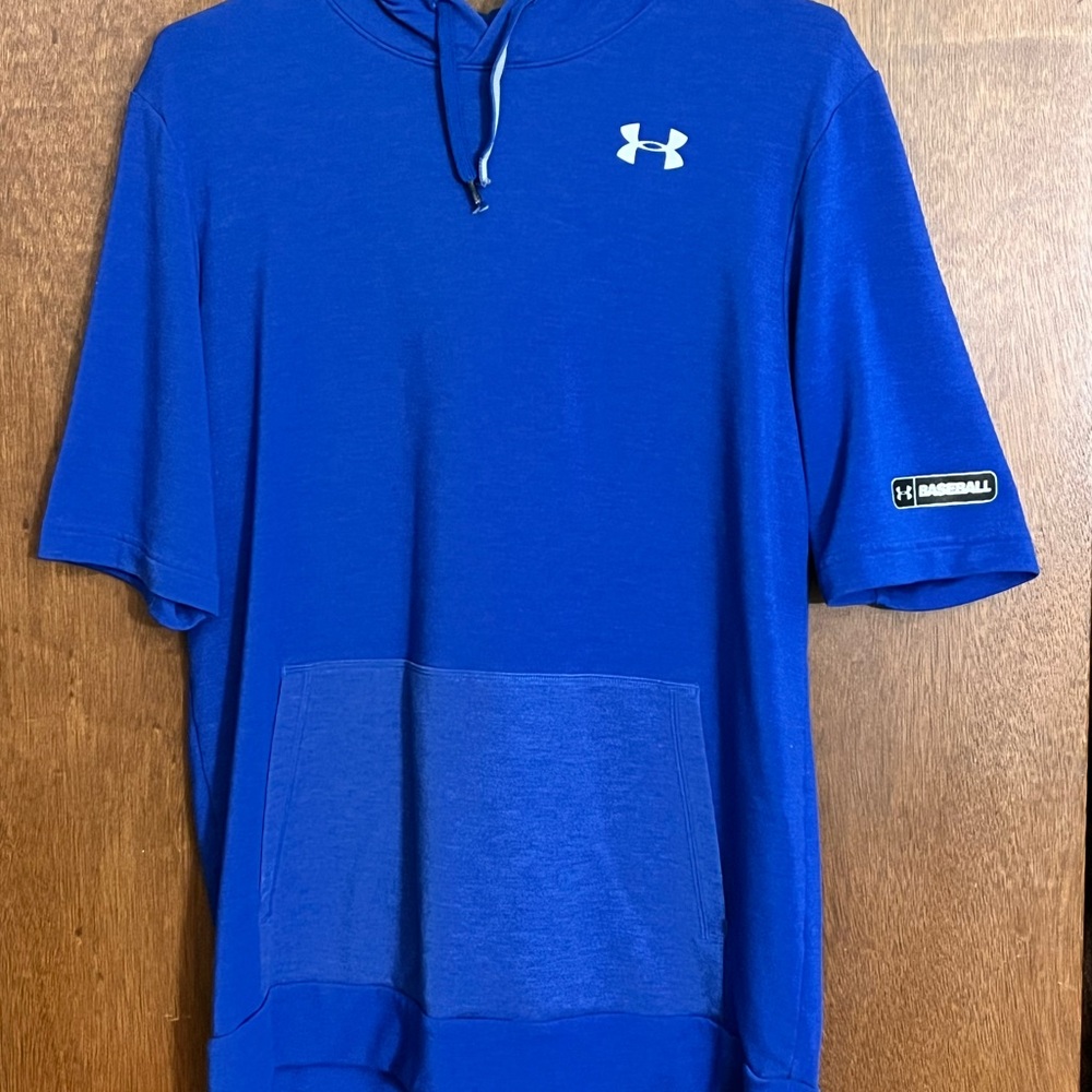 Under Armour Men's Royal Blue Hoodie T-Shirt